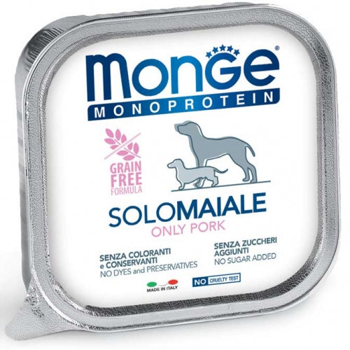 MONGE - SOLO monoprotein alimento umido per cani