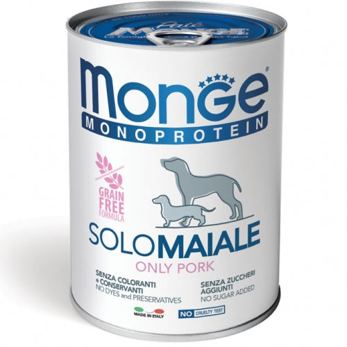 MONGE - SOLO monoprotein alimento umido per cani