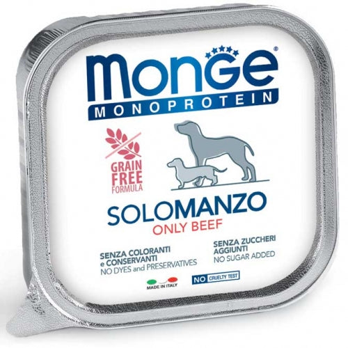 MONGE - SOLO monoprotein alimento umido per cani