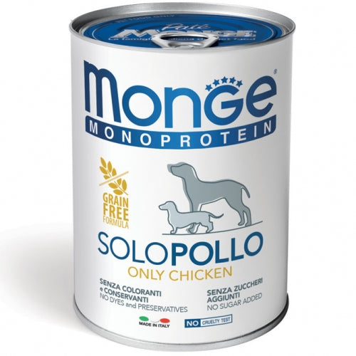 MONGE - SOLO monoprotein alimento umido per cani