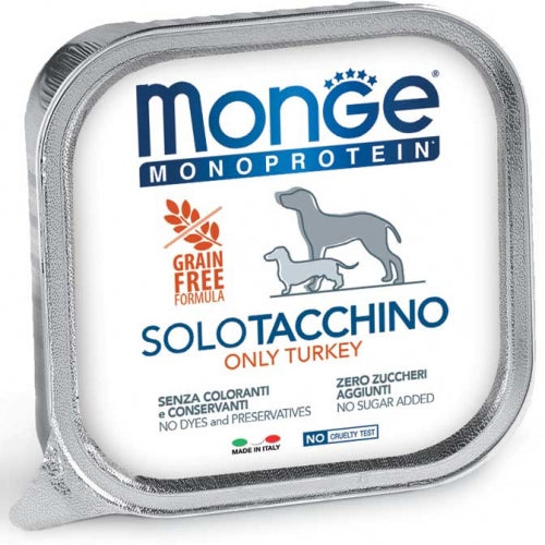 MONGE - SOLO monoprotein alimento umido per cani